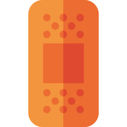 Band aid Basic Straight Flat icon