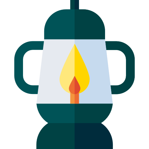 Fire lamp Basic Straight Flat icon