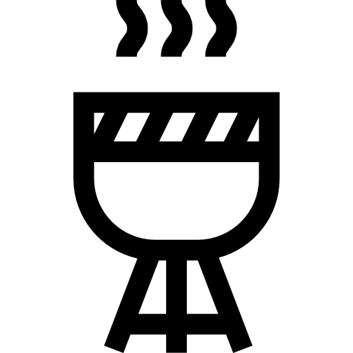 parilla Basic Straight Lineal icono