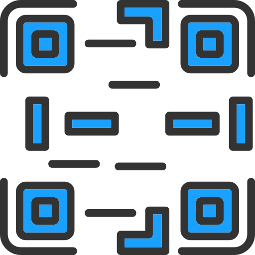 QR code Generic color lineal-color icon