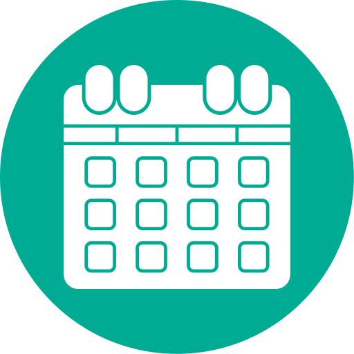 kalender Generic color fill icon