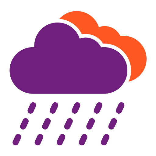 Rain Generic color fill icon