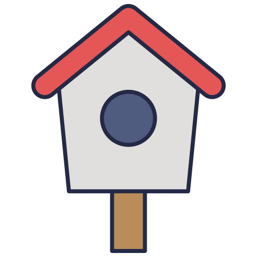 鳥の家 Generic color outline icon