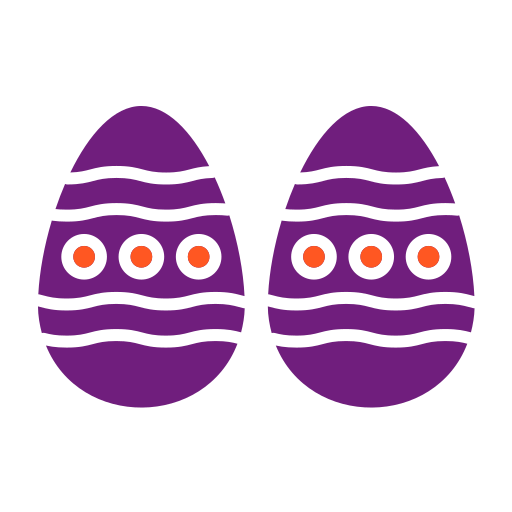 Easter egg Generic color fill icon