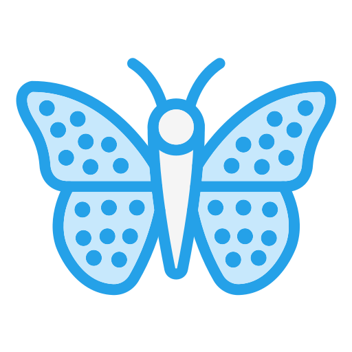mariposa Generic color lineal-color icono