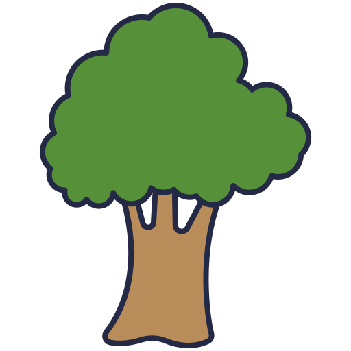 Árvore Generic color outline Ícone