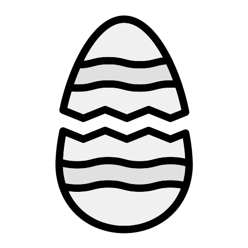 Broken eggs Generic color lineal-color icon