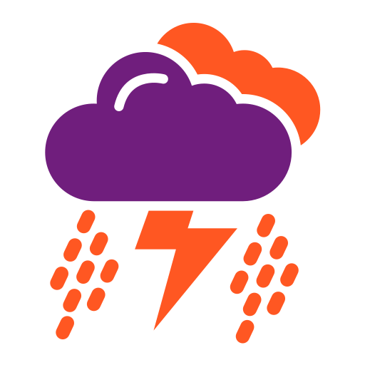 tormenta Generic color fill icono