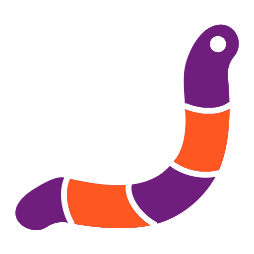 worm Generic color fill icoon