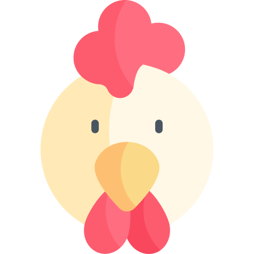 Chicken Kawaii Flat icon
