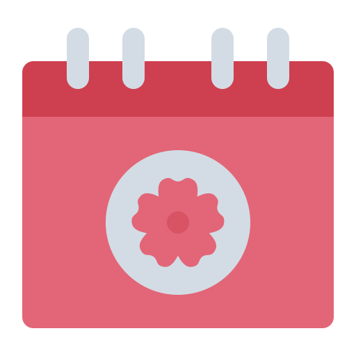 Calendar Generic color fill icon