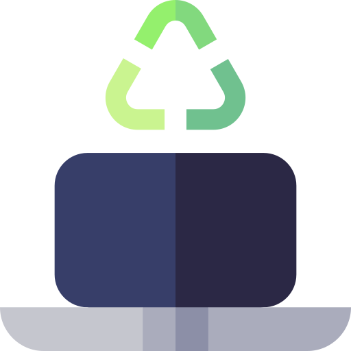 Computer Basic Straight Flat icon