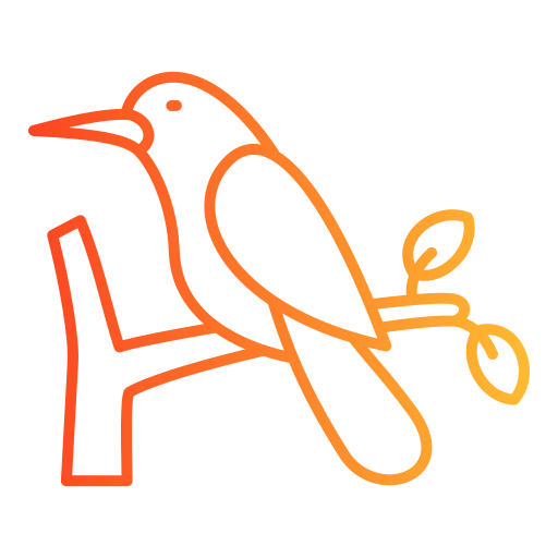 Bird Generic gradient outline icon