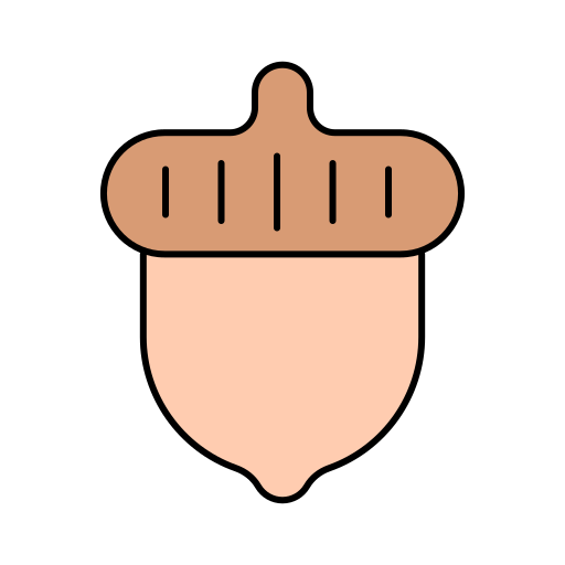 Hazelnut Generic color lineal-color icon