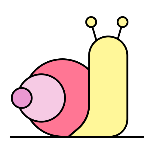 カタツムリ Generic color lineal-color icon