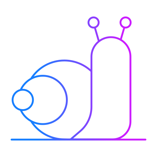달팽이 Generic gradient outline icon