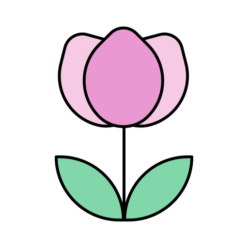 チューリップ Generic color lineal-color icon