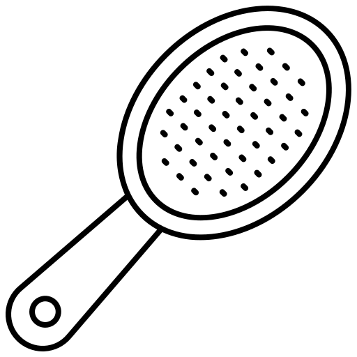 くし Generic black outline icon