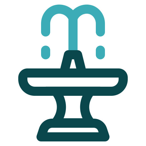 Fountain Generic color outline icon