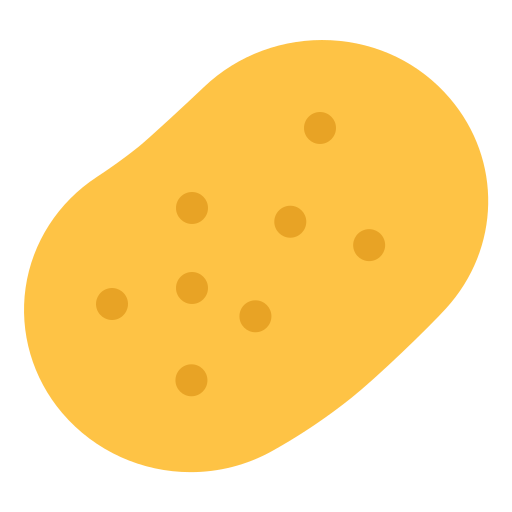 Potato Generic color fill icon