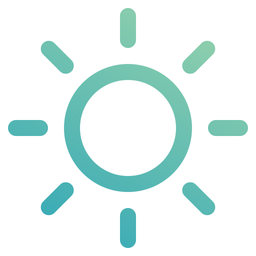 太陽 Generic gradient outline icon