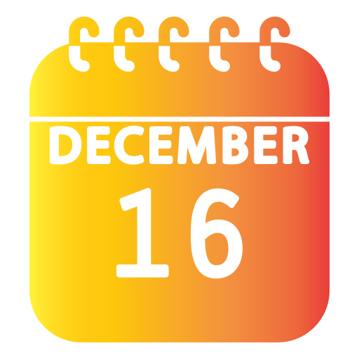 December Generic gradient fill icon