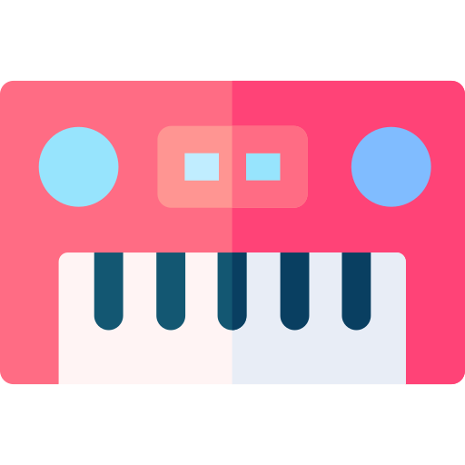 piano Basic Rounded Flat icoon
