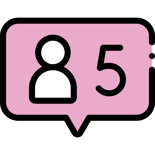 Friend Request Detailed Rounded Lineal color icon