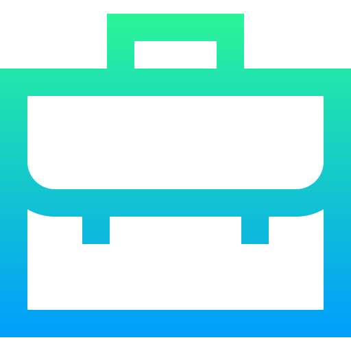 Briefcase Super Basic Straight Gradient icon