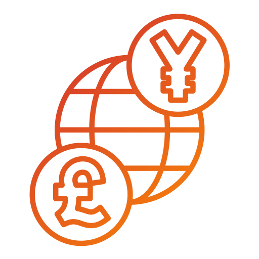 Currency Exchange Generic gradient outline icon