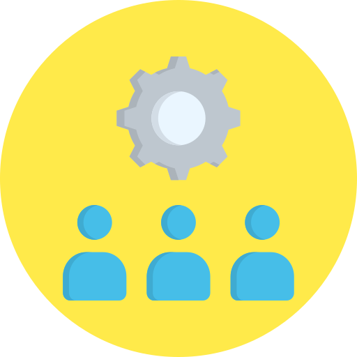 Team management Generic color fill icon