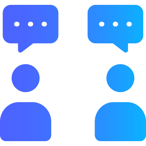 communicatie Generic gradient fill icoon