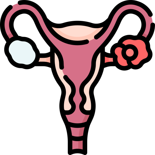 Cáncer de ovarios Special Lineal color icono