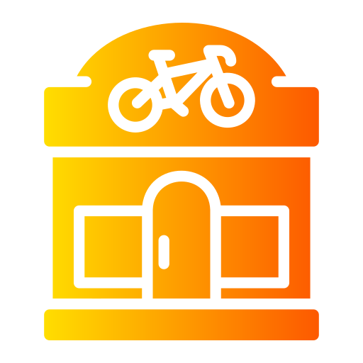 Магазин велосипедов Generic gradient fill иконка