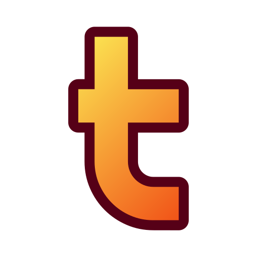 Letter T  Generic gradient lineal-color icon