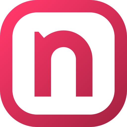 Letter N Generic gradient fill icon