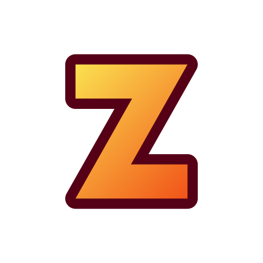 lettera z Generic gradient lineal-color icona