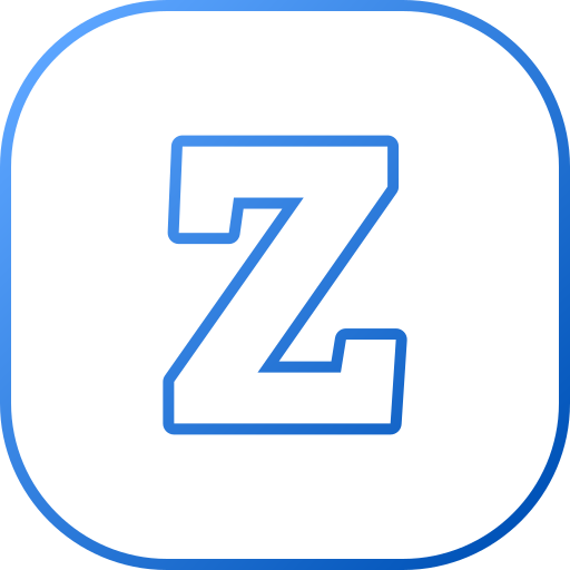zeta Generic gradient outline ikona