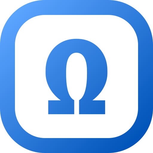 omega Generic gradient fill ikona