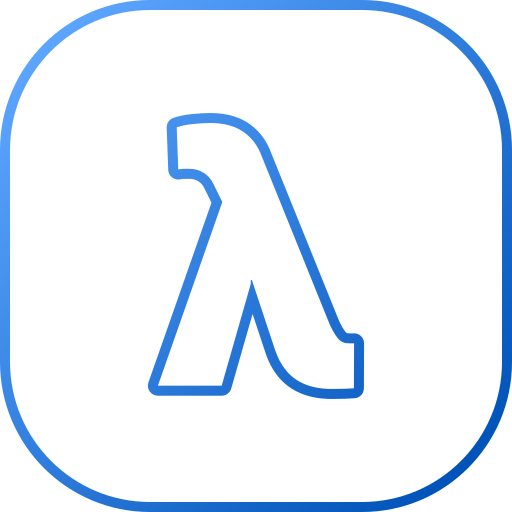 lambda Generic gradient outline Icône