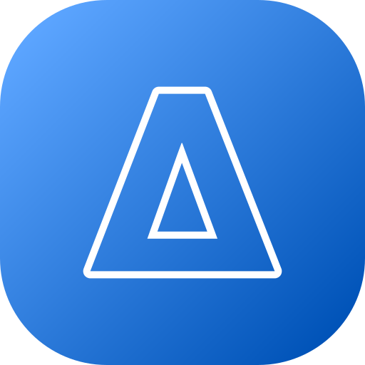 Delta Generic gradient fill icon