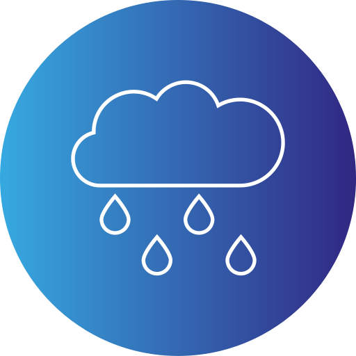 雨の Generic gradient fill icon