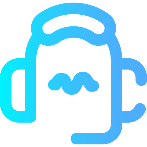 headphone Super Basic Omission Gradient icon