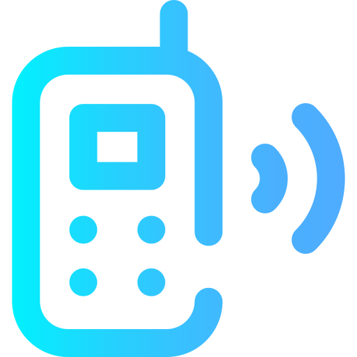 walkie-talkie Super Basic Omission Gradient icono