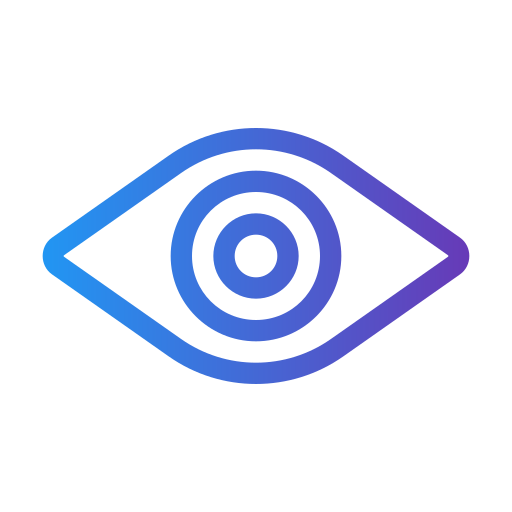 Eye Generic gradient outline icon