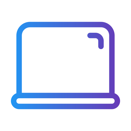 노트북 Generic gradient outline icon