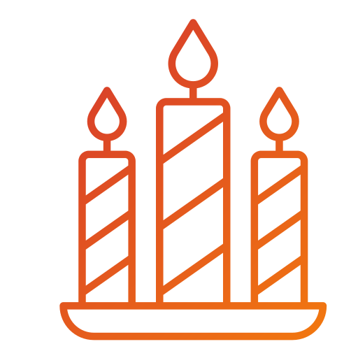 Candles Generic gradient outline icon