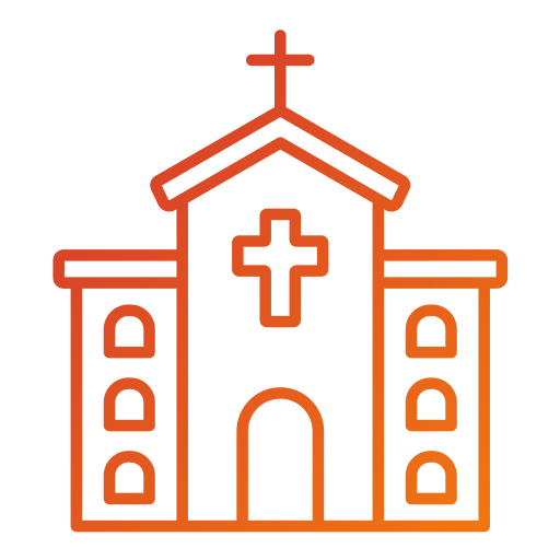 Chapel Generic gradient outline icon
