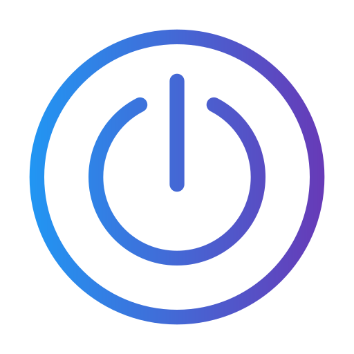 ricomincia Generic gradient outline icona