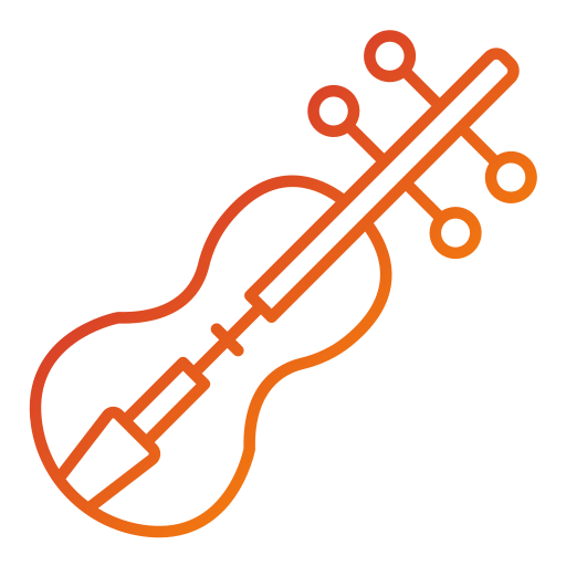 바이올린 Generic gradient outline icon